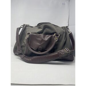 Bellino Leather & Suede Duffle Bag Glenmorangie Promotional, Brown &‎ Dark Green